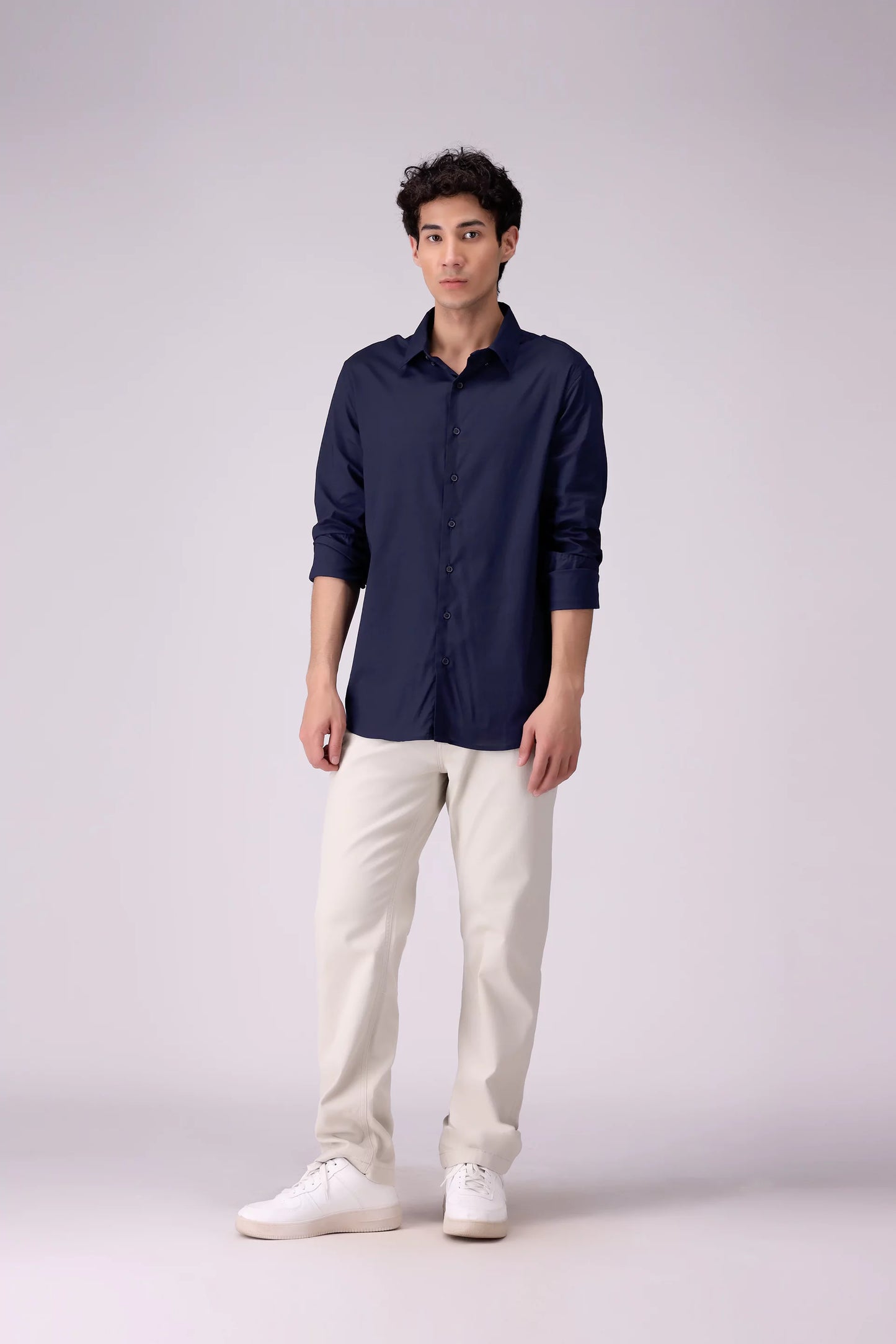 Basic Button-Down Shirt Men Shirt COUGAR (S V-1 2025)