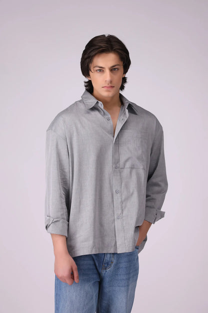 Box Fit Shirt Men Shirt COUGAR (S V-1 2025) S Grey Men