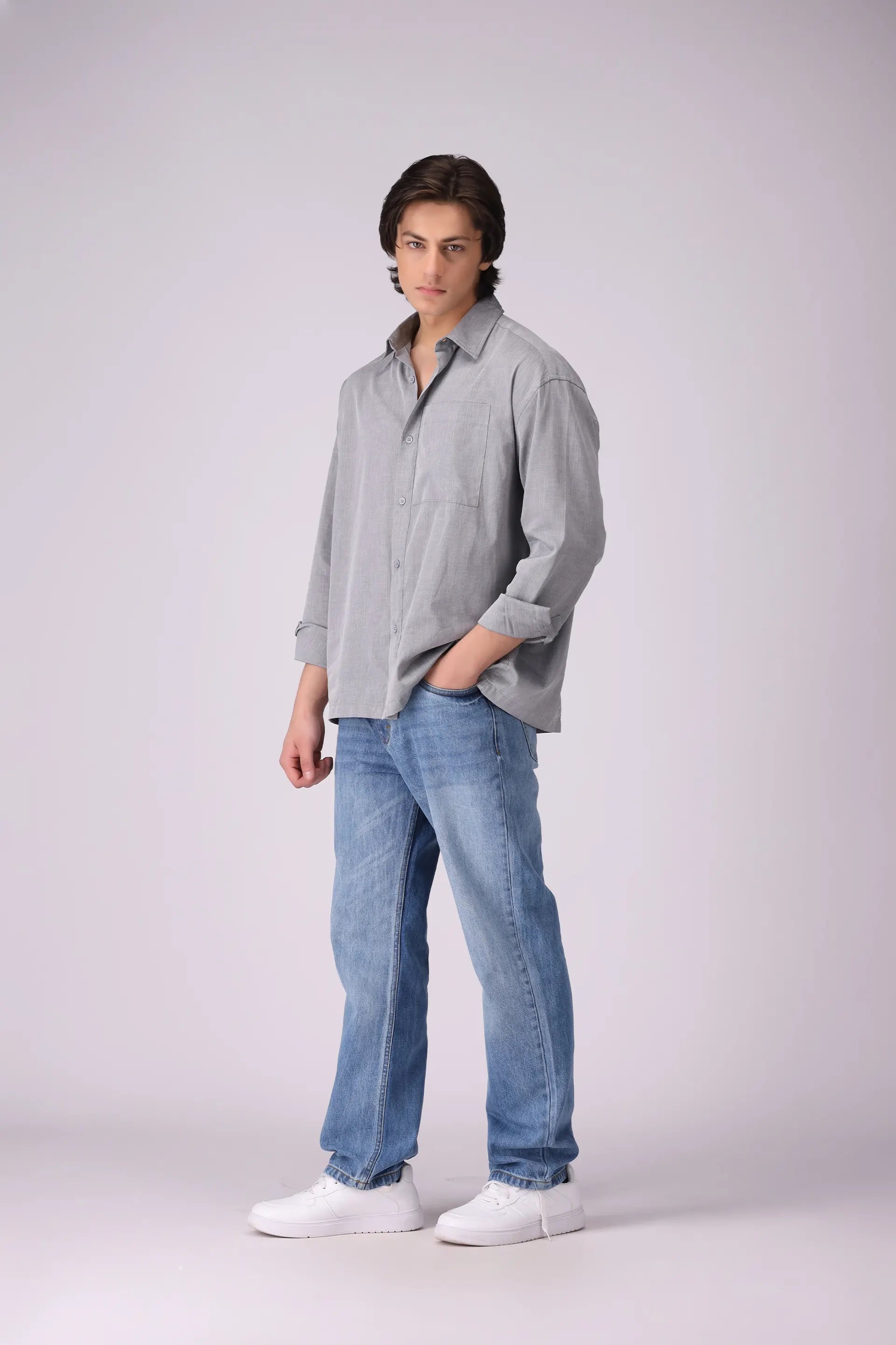 Box Fit Shirt Men Shirt COUGAR (S V-1 2025)