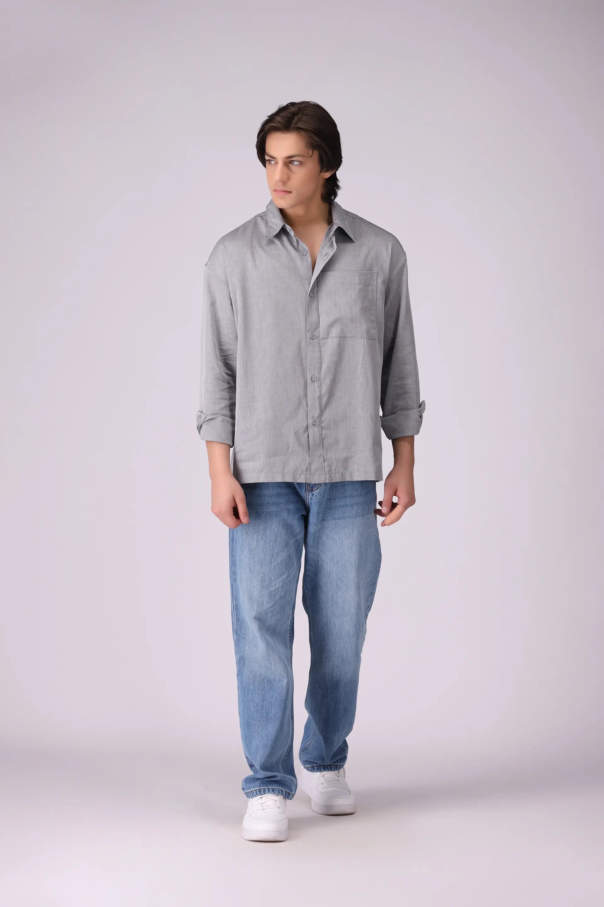 Box Fit Shirt Men Shirt COUGAR (S V-1 2025)