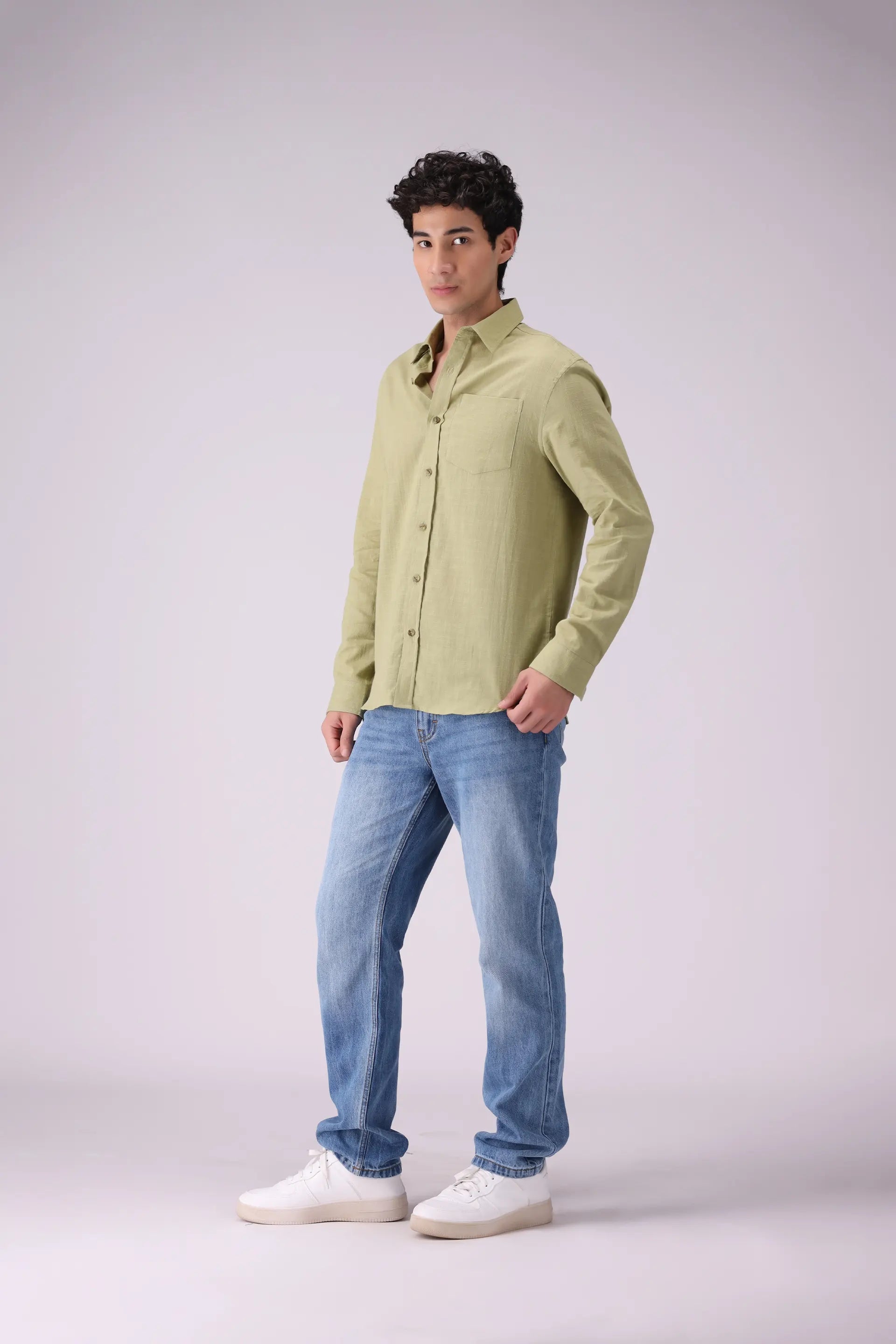 Regular Fit Textured Shirt Men Shirt COUGAR (S V-1 2025)