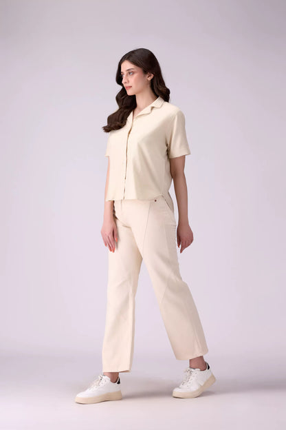 Resort Collar Shirt Women Shirt COUGAR (S V-1 2025)