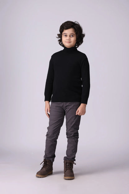 Roll Neck Sweater Boy Sweater Winter 2024 COUGAR- (Boy Junior Winter 2024)   