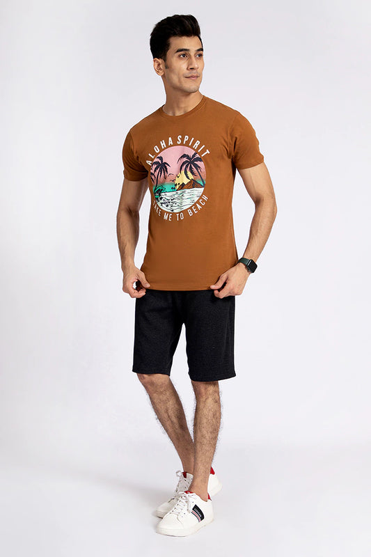 Spirit Camel Graphic T-Shirt Men T-Shirt Pre Fall 2023 Vortex COUGAR XS Camel 