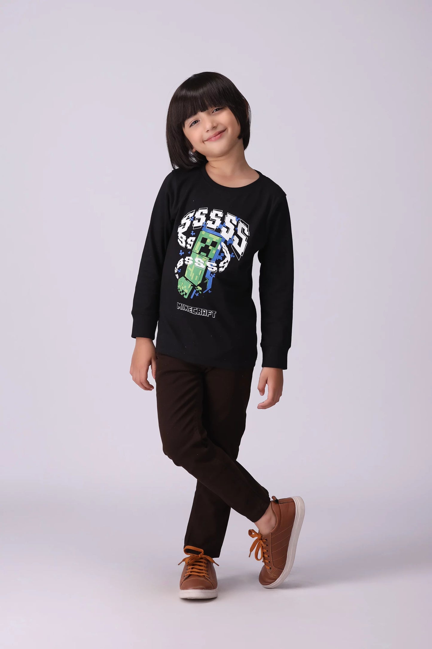 Graphic Round Neck T-Shirt Boy Tee Fall 2024 COUGAR- (Boy Junior Fall 2024)   