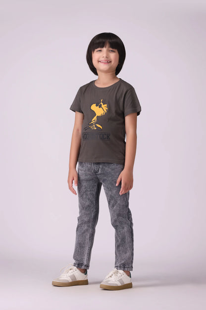 Character Graphic T-Shirt Boy Tee COUGAR (S V-1 2025)