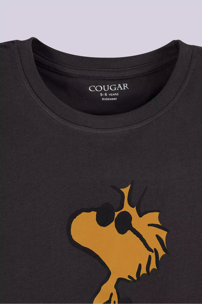 Character Graphic T-Shirt Boy Tee COUGAR (S V-1 2025)