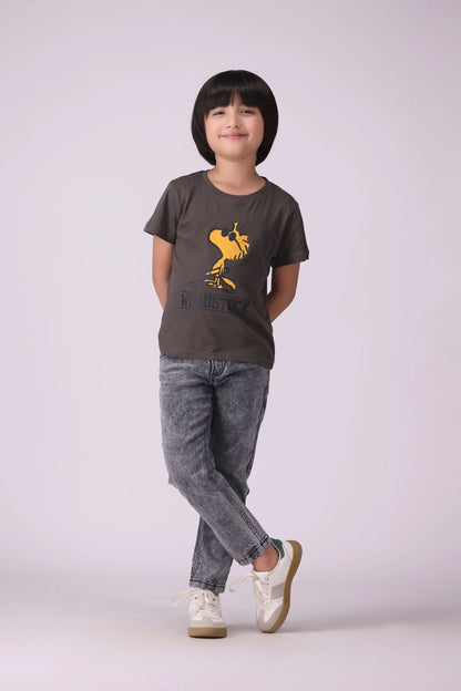 Character Graphic T-Shirt Boy Tee COUGAR (S V-1 2025)