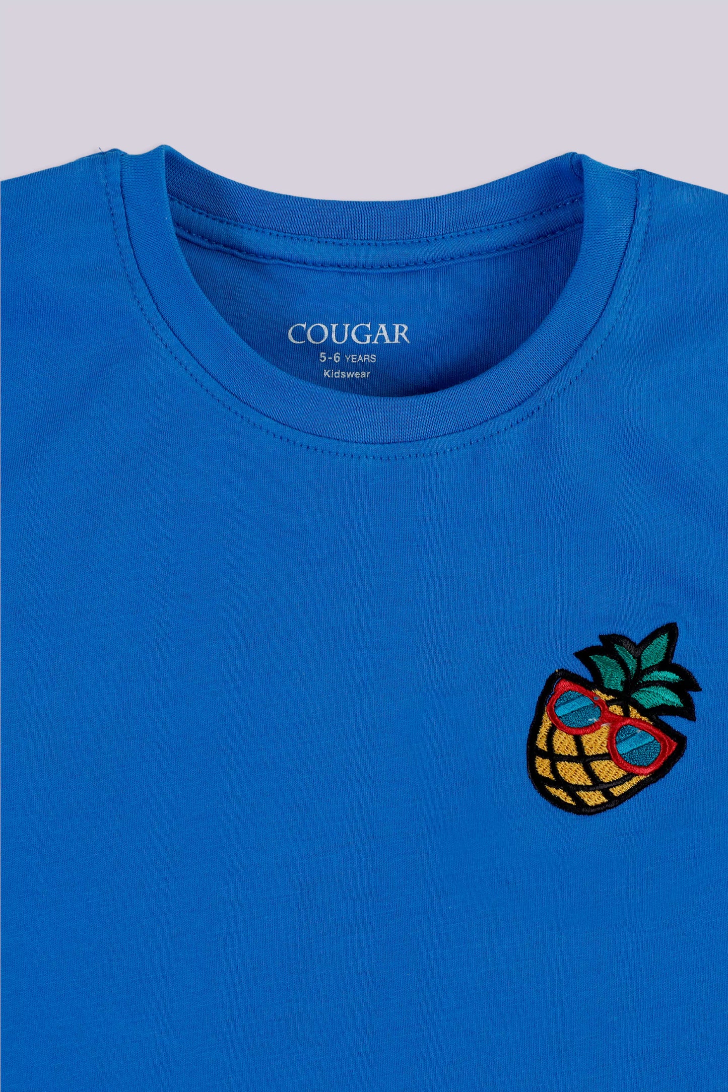 Minimal Embroidered T-Shirt Boy Tee COUGAR (S V-1 2025)