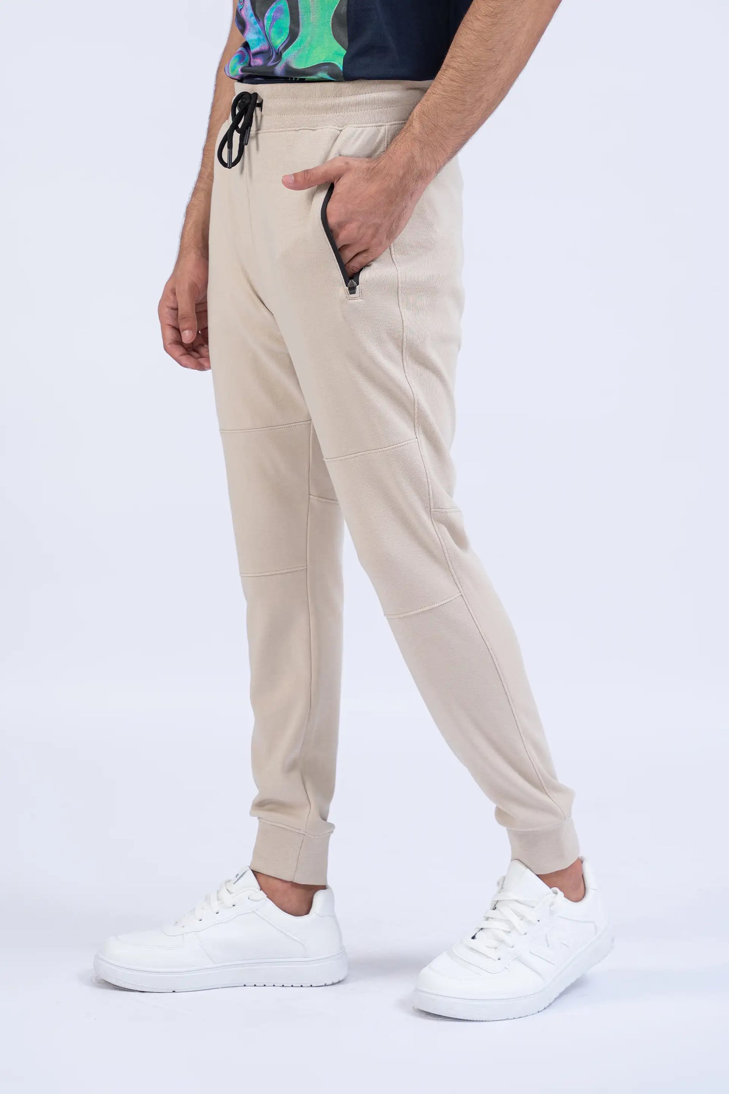 Slim Fit Interlock Jogger Pants - Cougar Clothing