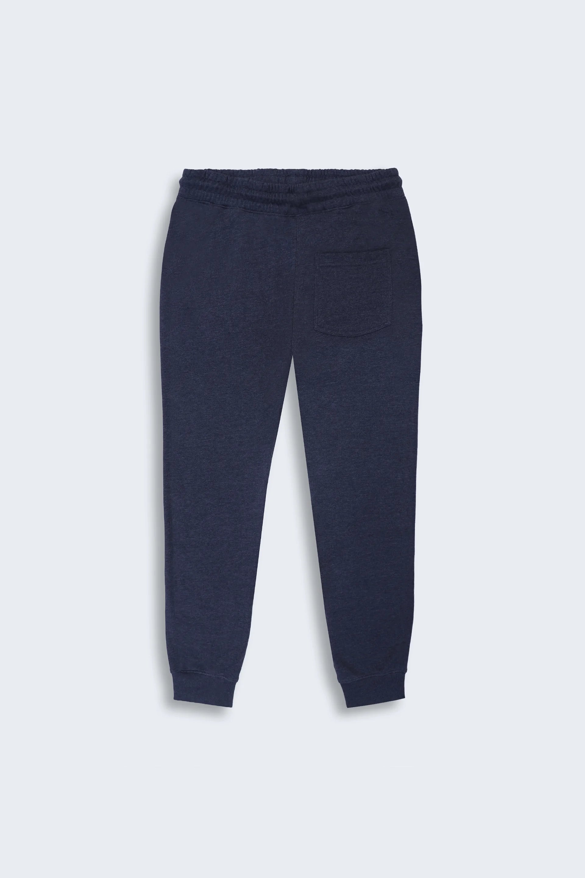 Navy Slim Fit  Terry Jogger Pants - Cougar Clothing