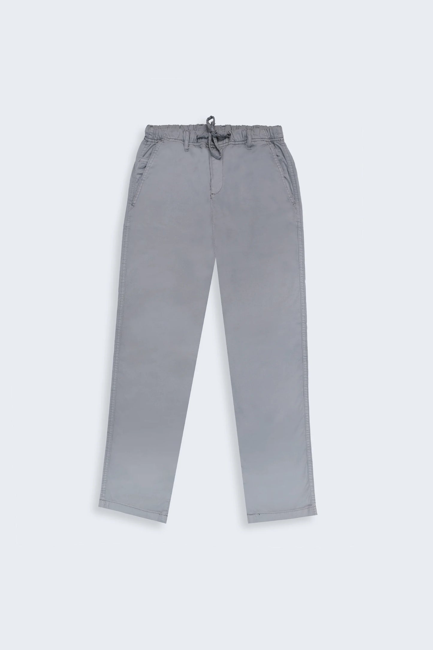 Grey Relaxed Fit Trousers Men Trouser Summer V-3 2024 BACKDROP COUGAR- (Men V3 2024) M Grey 