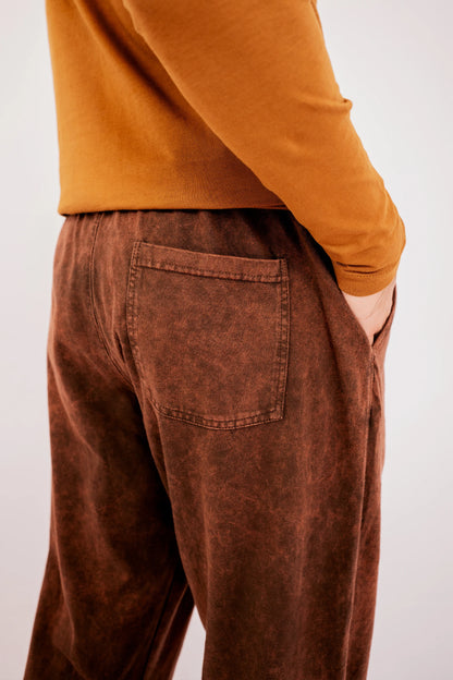 Garment-Dyed Relaxed Fit Trousers Men Trouser Fall 2024 COUGAR- (Men Fall 2024)   