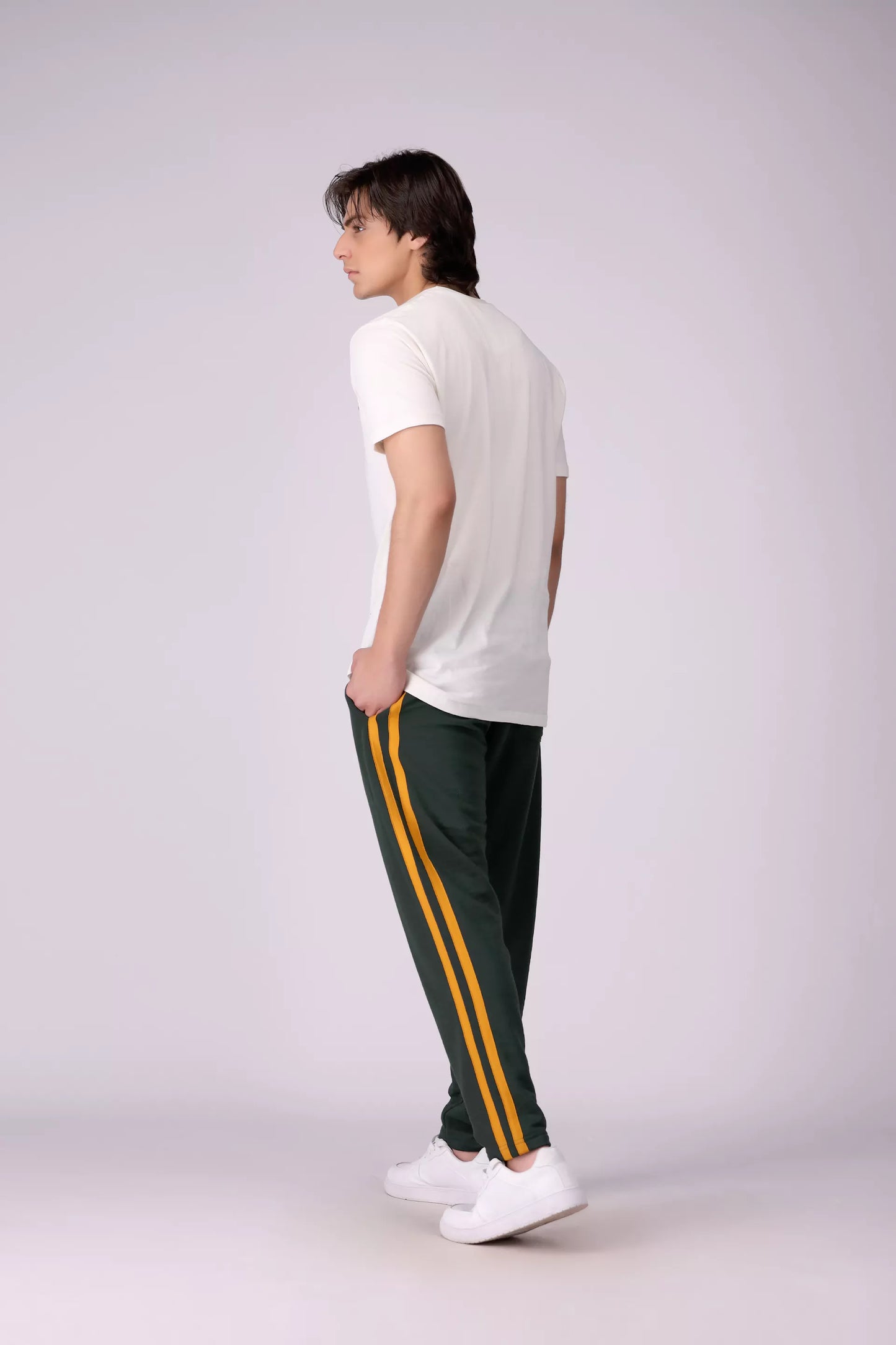 Relaxed Fit Contrast Striped Jogger Pants Men Trouser COUGAR (S V-1 2025)