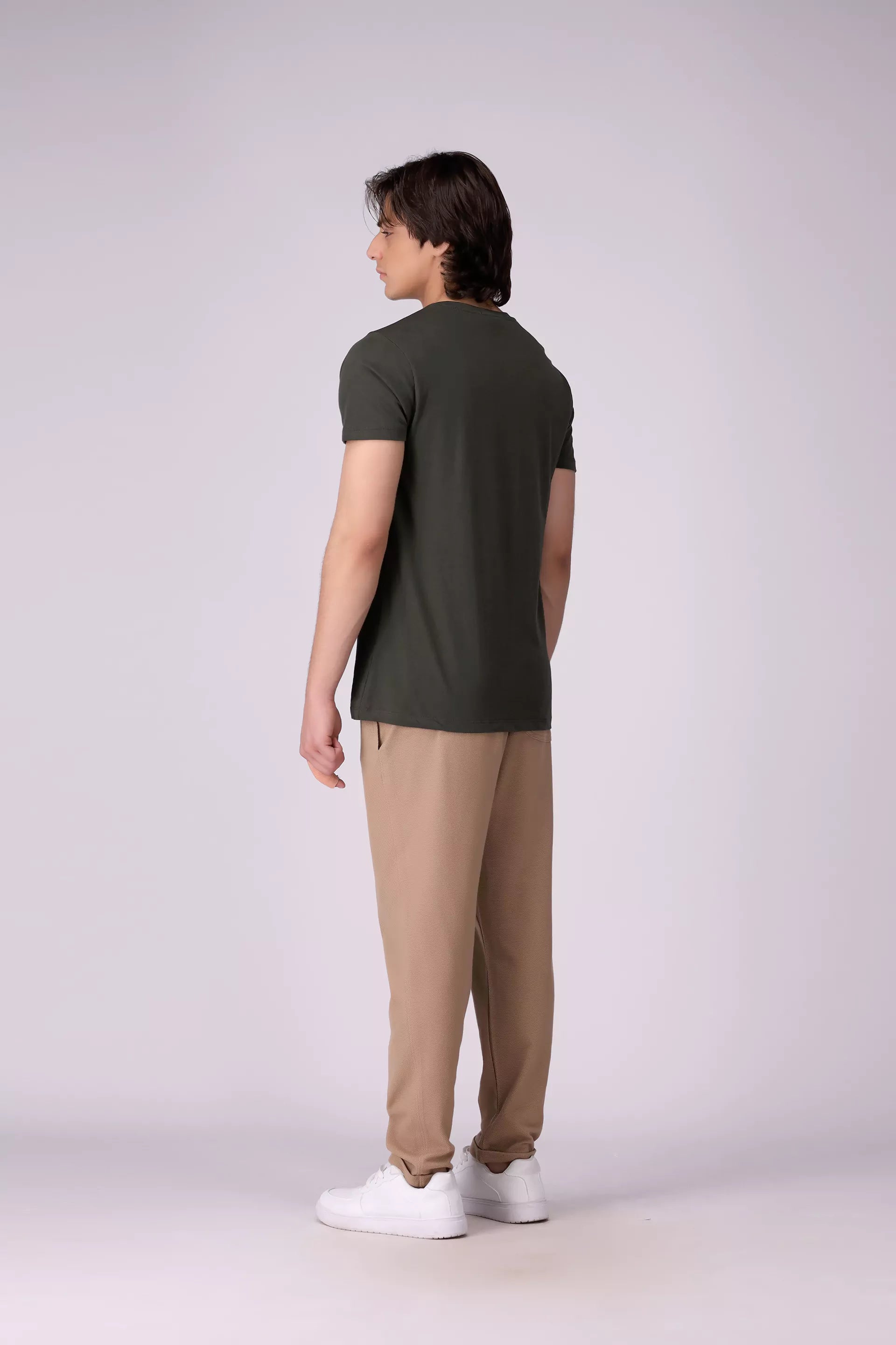 Comfort Fit Jumbo Pique Jogger Pants Men Trouser COUGAR (S V-1 2025)