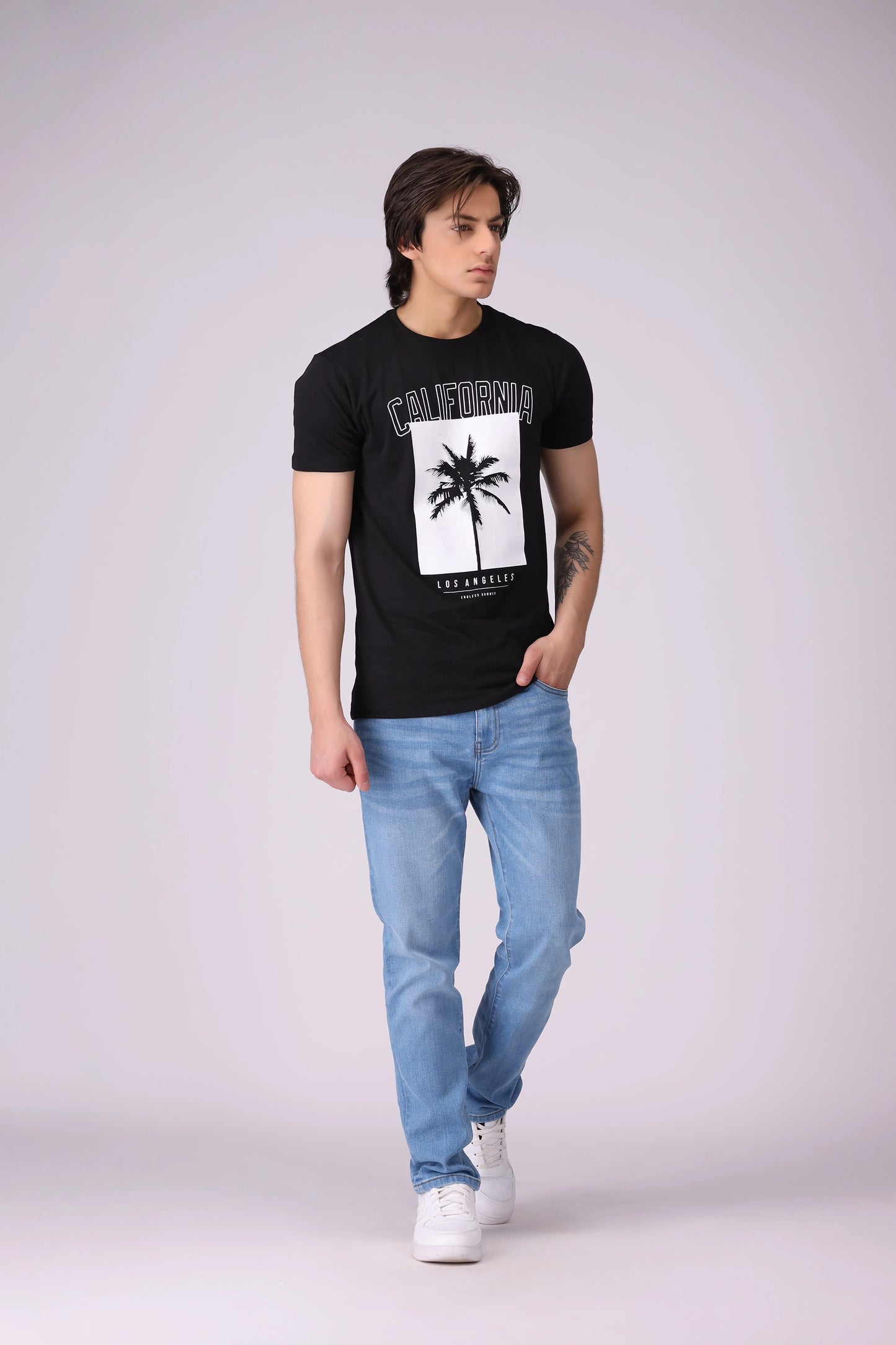 Graphic Print T-Shirt Men Tee COUGAR (S V-1 2025)