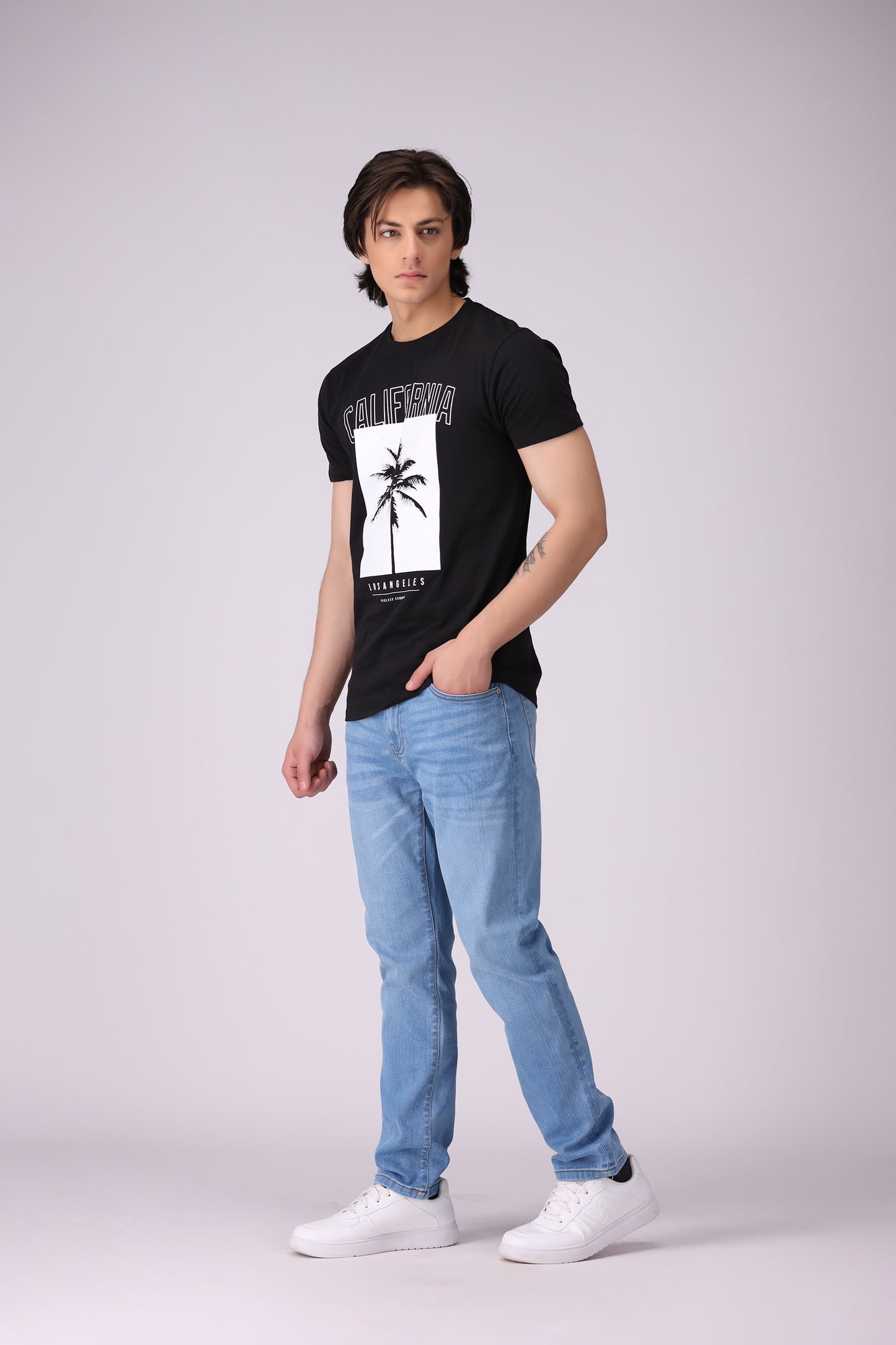 Graphic Print T-Shirt Men Tee COUGAR (S V-1 2025)