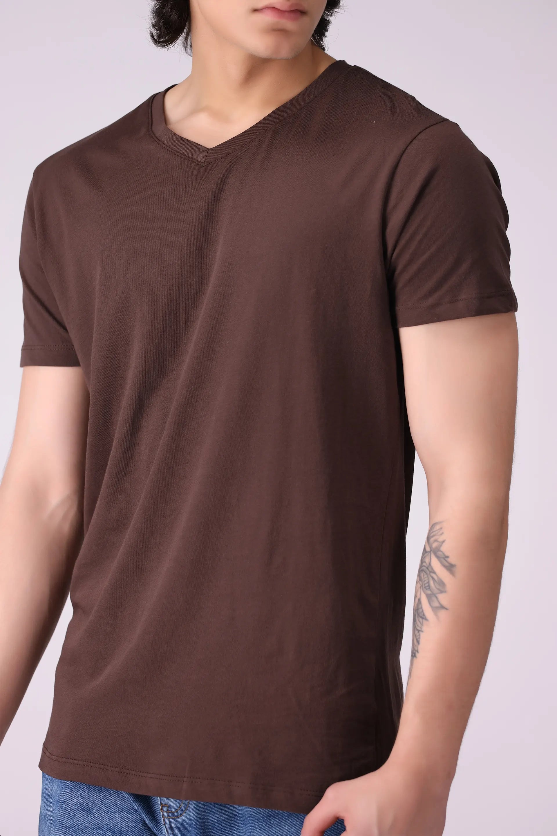 V-Neck T-Shirt Men Tee COUGAR (S V-1 2025)