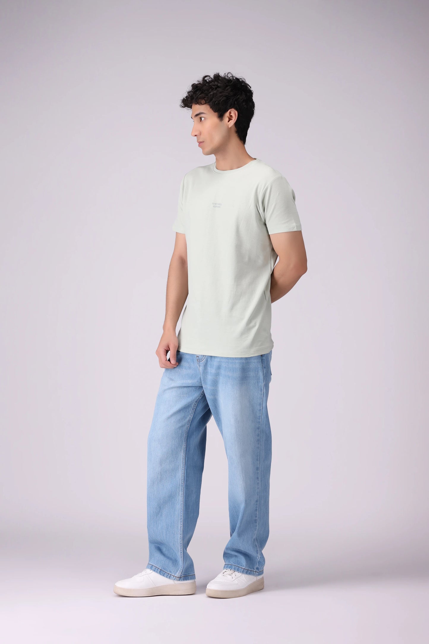 Basic Cotton T-Shirt Men Tee COUGAR (S V-1 2025)