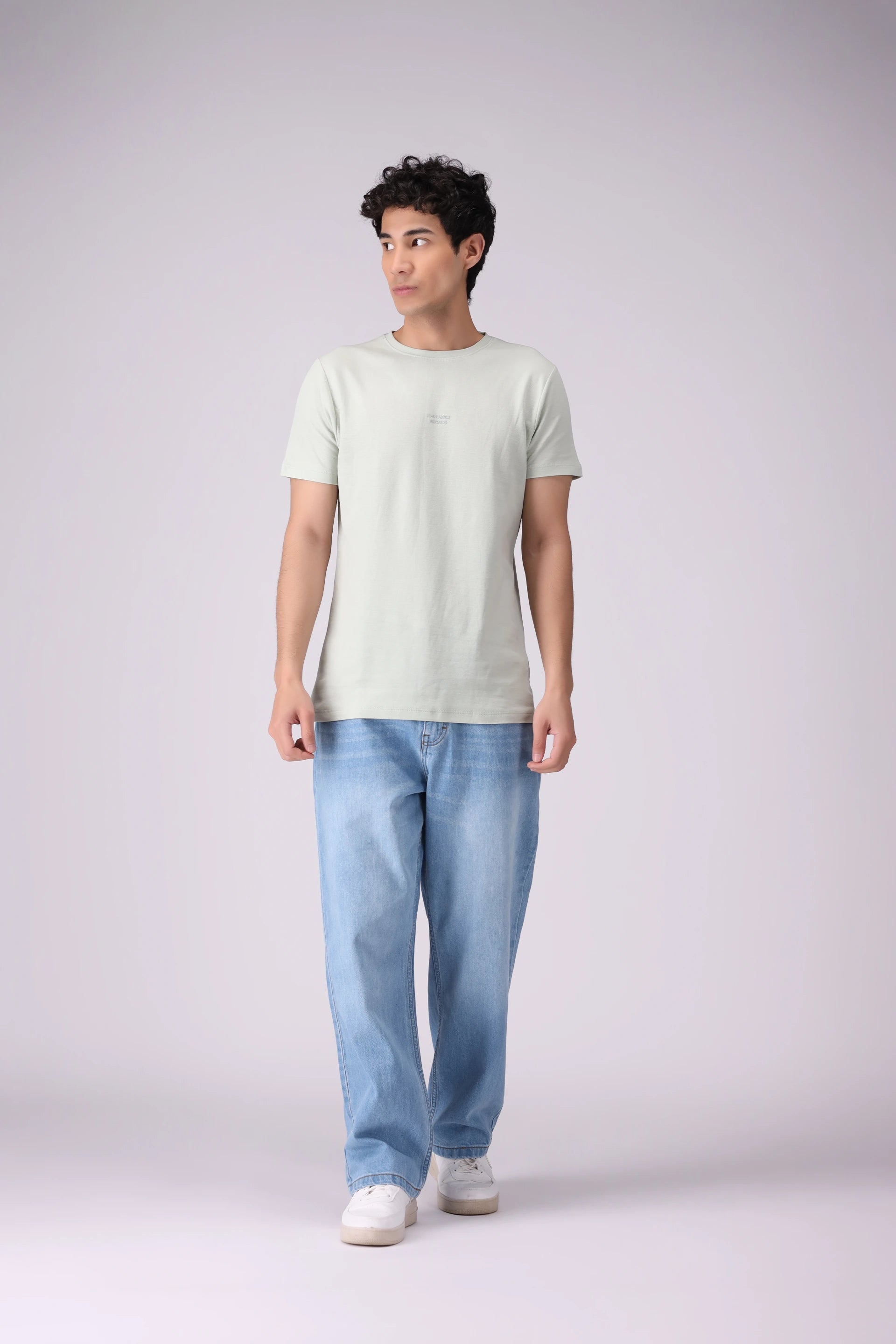 Basic Cotton T-Shirt Men Tee COUGAR (S V-1 2025)