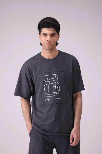 Relaxed Fit Graphic T-Shirt Men Tee COUGAR (S V-1 2025)