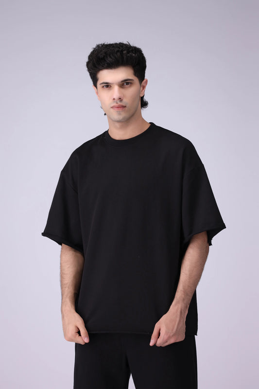 Oversized T-Shirt Men Tee COUGAR (S V-1 2025) S Black Men