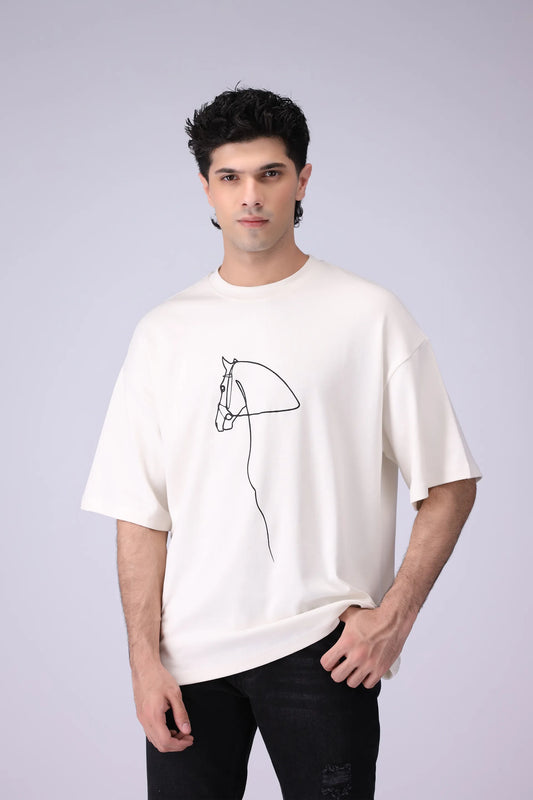 Oversized Graphic T-Shirt Men Tee COUGAR Men (S V-1 2025)