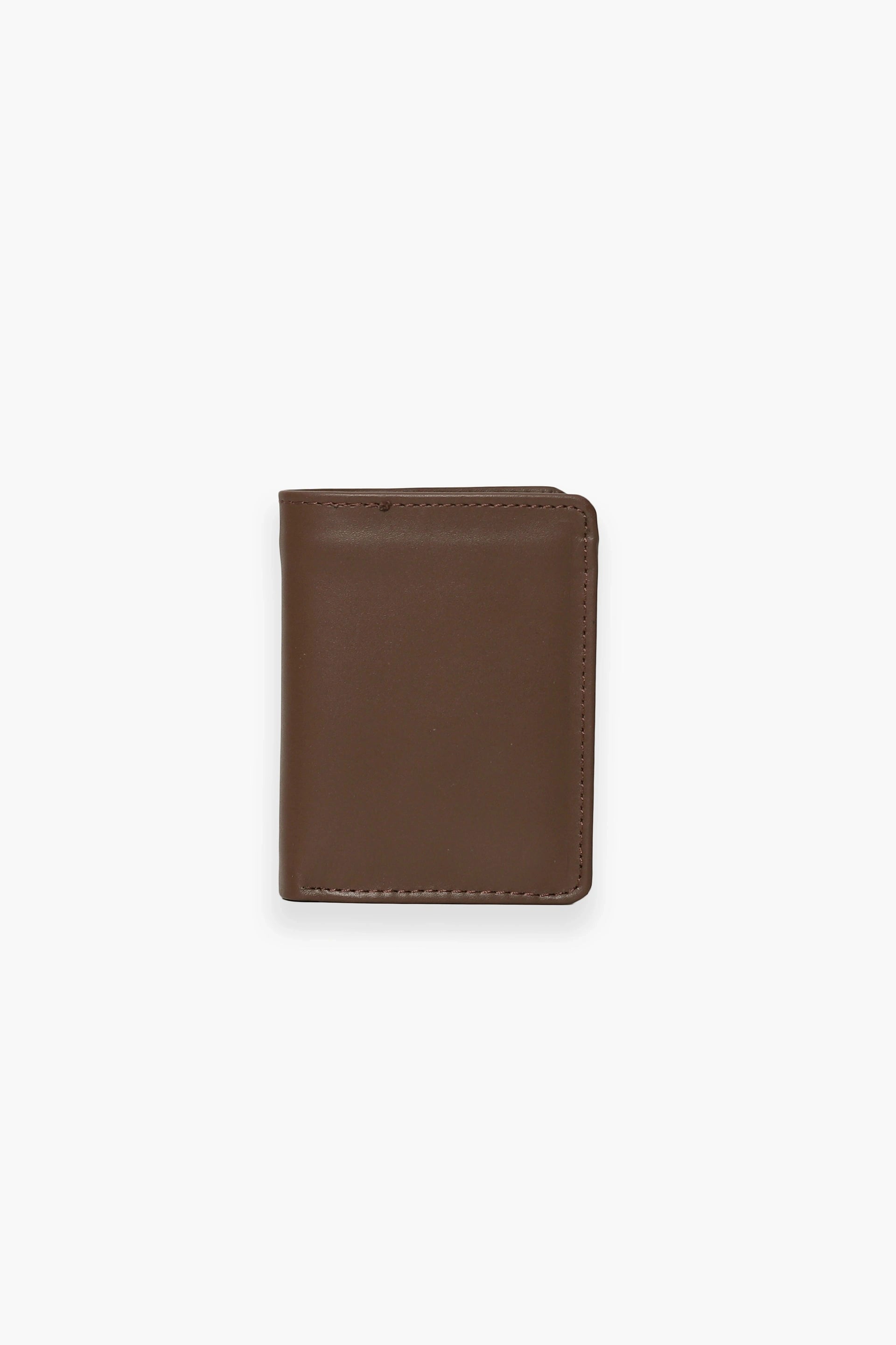 Basic Wallet With Top Stitches Men Wallet Summer Fall-2024 COUGAR C (Fall 2024) FSZ Brown 