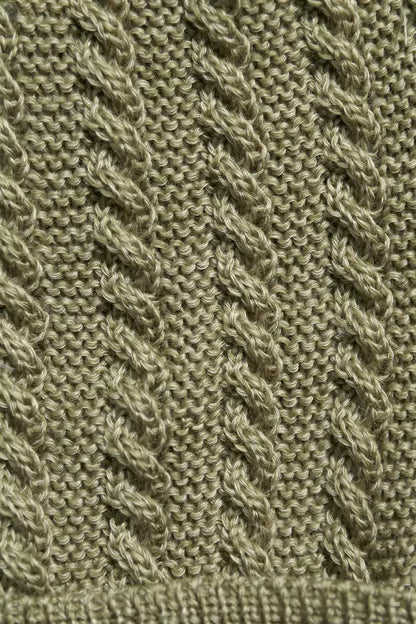 Golden Cable Knit Beanie Beanie Winter 2023 Premiere COUGAR C   