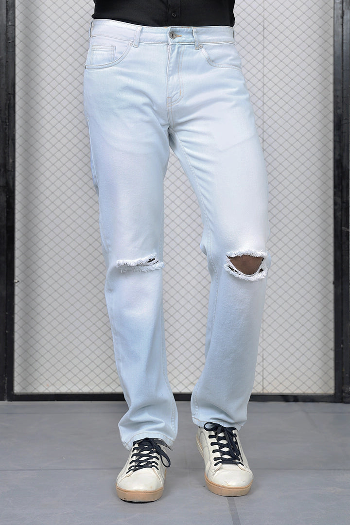 Light blue jeans mens outfit best sale