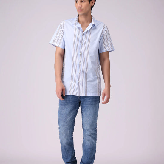 Regular Fit Striped Shirt Men Shirt COUGAR (S V-1 2025)