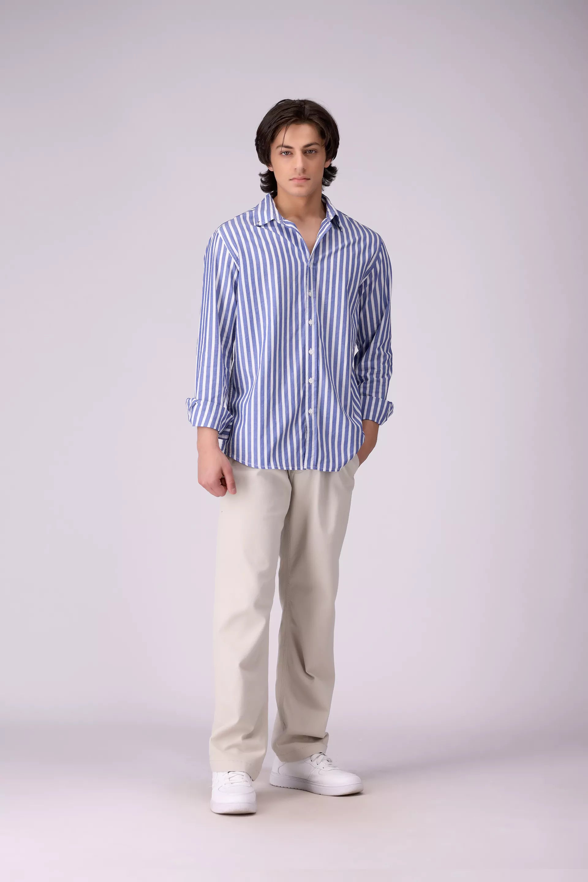 Regular Fit Striped Shirt Men Shirt COUGAR (S V-1 2025)